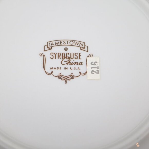 Jamestown Syracuse 8 inches bread plates set of 5 great condition vintage - Picture 4 of 4